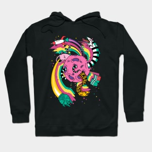 De crazy side of the moon Hoodie